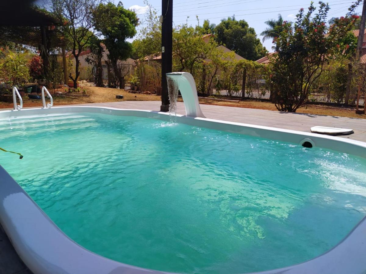 Casa Em Caldas - Piscina Solar E Eletrica Caldas Novas Exteriör bild
