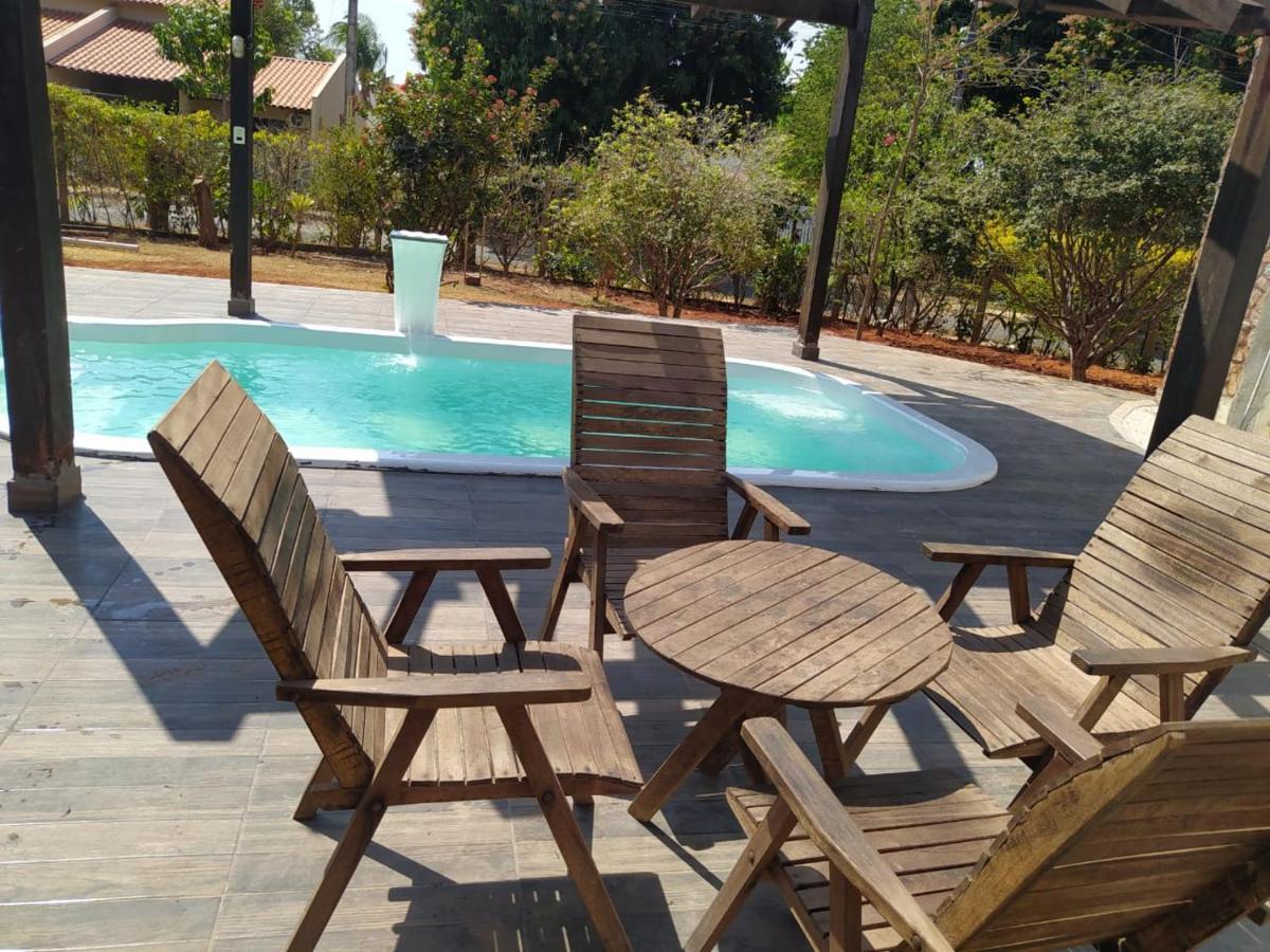 Casa Em Caldas - Piscina Solar E Eletrica Caldas Novas Exteriör bild